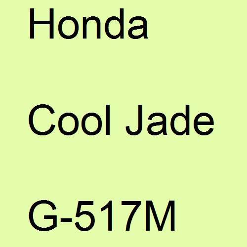 Honda, Cool Jade, G-517M.